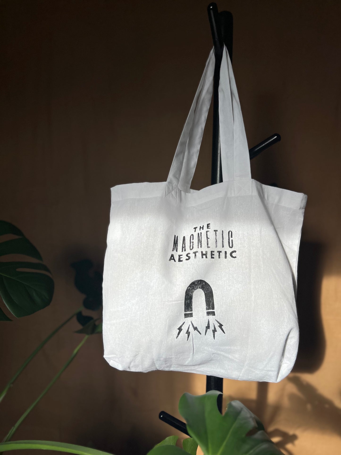 "Trinity" Black Printed Tote Bag