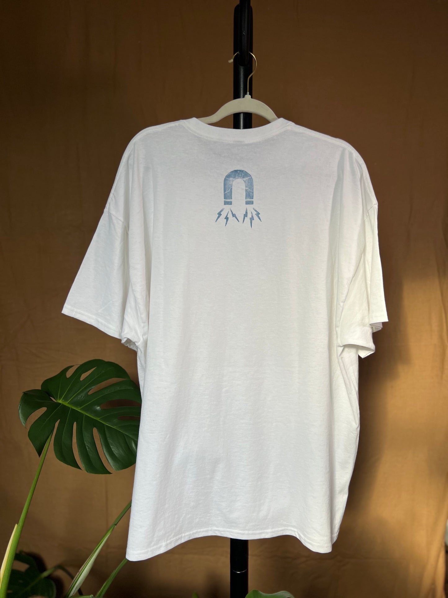 "Face It" Periwinkle Printed T-Shirt (S)